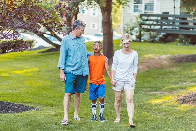 family of three